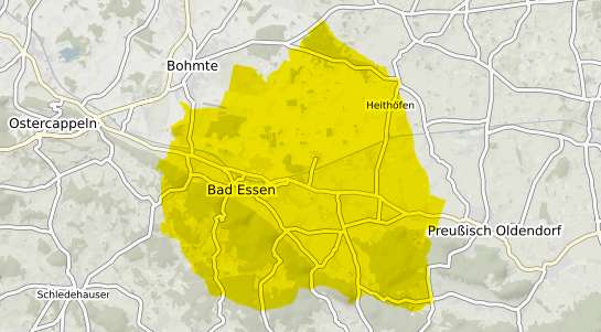 Immobilienpreisekarte Bad Essen